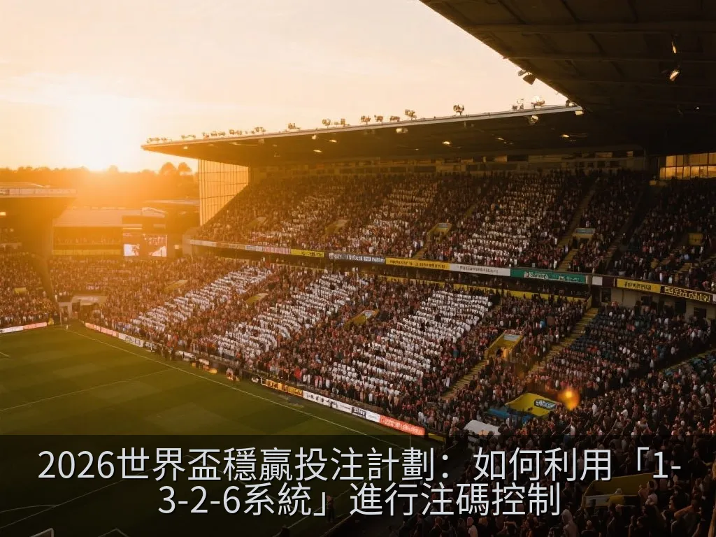 2026世界盃穩贏投注計劃：如何利用「1-3-2-6系統」進行注碼控制